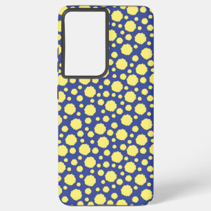 Funda Para Samsung Galaxy S21 Ultra Círculos funky geométrico amarillo samsung caja de