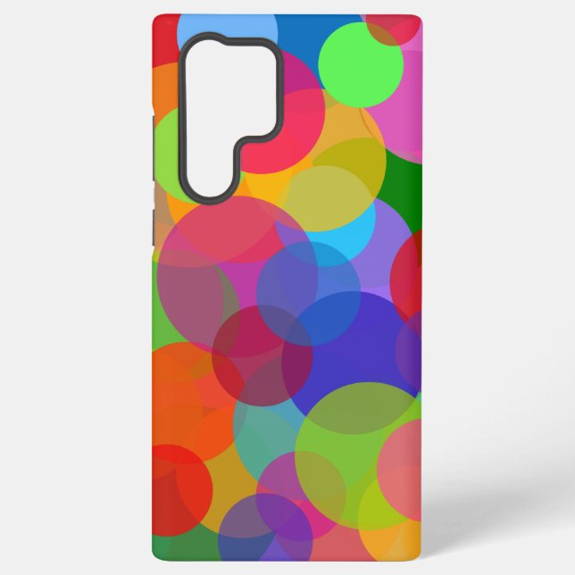 Funda Para Samsung Galaxy Círculos y puntos (Reverso )