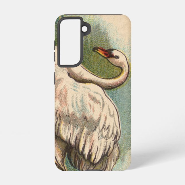 Funda Para Samsung Galaxy Cisne Vintage (Reverso )