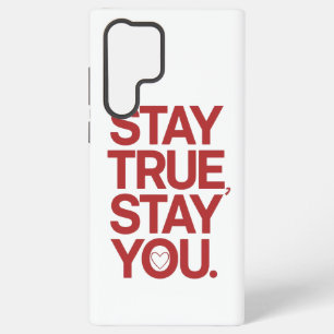 Funda Para Samsung Galaxy S22 Ultra Cita de amor propio Mantente fiel Mantente tú