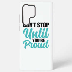 Funda Para Samsung Galaxy S22 Ultra Cita de Logro Orientada a Objetivos