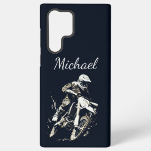 Funda Para Samsung Galaxy S22 Ultra Cita de Motocross Deporte Carreras de Motocicletas
