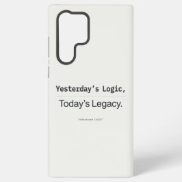 Funda Para Samsung Galaxy S22 Ultra Cita de programador de la lógica de ayer y el lega