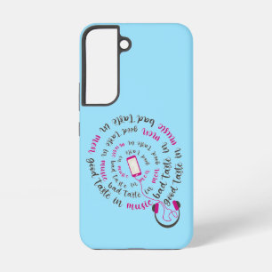 Funda Para Samsung Galaxy S22 Cita femenina Buen gusto para la música mal gusto