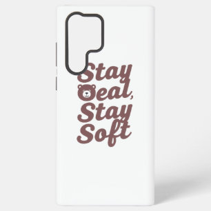 Funda Para Samsung Galaxy S22 Ultra Cita Inspiradora de Amabilidad con Oso Acogedor