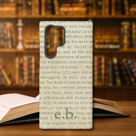 Funda Para Samsung Galaxy S22 Ultra Citas de orgullo y prejuicio personalizadas