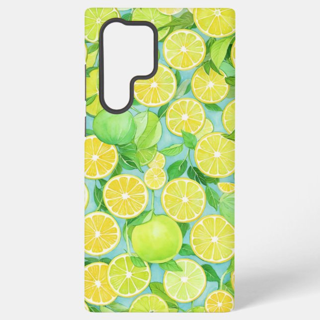 Funda Para Samsung Galaxy Citrus Mix - Fresh Lemon & Lime Phone Case (Reverso )