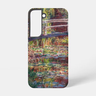Funda Para Samsung Galaxy S22 Claude Monet - Estanque de nenúfares, Armonía Rosa