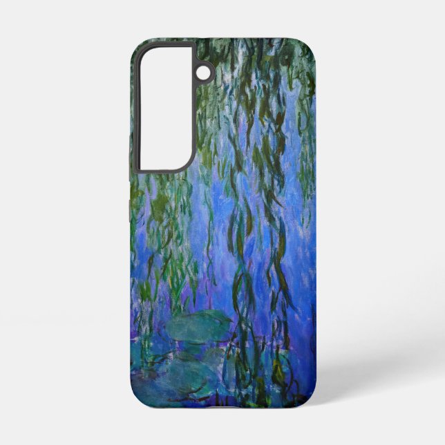 Funda Para Samsung Galaxy Claude Monet - Lilis de agua con sauce lloroso (Reverso )