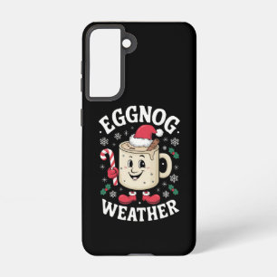 Funda Para Samsung Galaxy S21 Clima de Rompope Navidad Retro Navidad