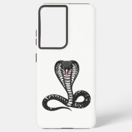 Funda Para Samsung Galaxy S21 Ultra Cobra in Black Quilling