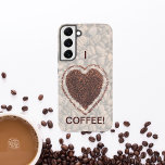 Funda Para Samsung Galaxy S22  Coffee Lover Café Bean Heart<br><div class="desc">¡Los amantes del café se echarán de esto! El diseño se ve bien en cualquier producto. ⭐ PERSONALIZAR esta plantilla con su obra de arte. ⭐ EDITAR más para realizar más cambios. ⭐ TRANSFERIR este diseño a cualquier producto. Visita todas mis tiendas en bit.ly/SandyspiderStores (cortar y pegar).</div>