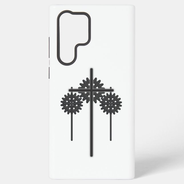 Funda Para Samsung Galaxy Cogs and crosses Samsung phone case (Reverso )