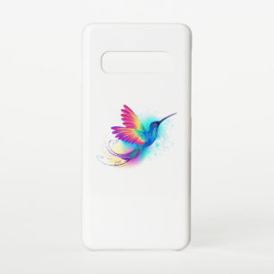 Funda Para Samsung Galaxy S10 Colibrí arcoiris exótica