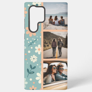 Funda Para Samsung Galaxy S22 Ultra Collage de fotos Delight del Pastel Garden