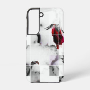 Funda Para Samsung Galaxy S22 Collage de fotos en flor de Rosa moribundo