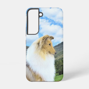 Funda Para Samsung Galaxy S22 Collie en Montañas (Áspero) Pintura - Arte de Perr