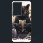 FUNDA PARA SAMSUNG GALAXY S21 ULTRA COLOR DE AGUA DE FLUJO KITTEN NEGRO CON TARJETAS<br><div class="desc">COLOR DE AGUA DE FLUJO KITTEN NEGRO CON TARJETAS</div>
