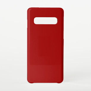 Funda Para Samsung Galaxy S10 Color sólido rojo oscuro de manzana y dulce