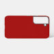 Funda Para Samsung Galaxy Color sólido rojo oscuro de manzana y dulce (Back Horizontal)