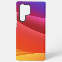 Funda Para Samsung Galaxy S22 Ultra Colores abstractos de puesta de sol en un patrón e