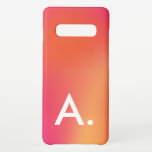 Funda Para Samsung Galaxy S10  Colores de Gelato Minimalistas simples Iniciales<br><div class="desc">Sencillos colores de Gelato de verano Minimalista Samsung inicial Galaxy S10  Funda</div>