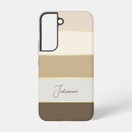 Funda Para Samsung Galaxy S22 Colores de verano personalizado bandas de bloques