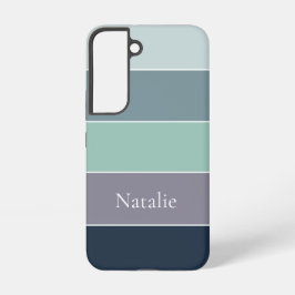 Funda Para Samsung Galaxy S22 Colores de verano personalizados Bloques de color 