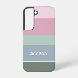 Funda Para Samsung Galaxy S22 Colores de Verano Personalizados Bloques de Color 