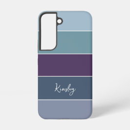 Funda Para Samsung Galaxy S22 Colores de Verano Personalizados Bloques de Color 