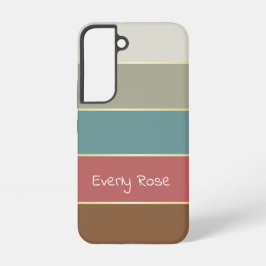 Funda Para Samsung Galaxy S22 Colores de Verano Personalizados Bloques de Color 