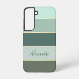 Funda Para Samsung Galaxy S22 Colores de Verano Personalizados Bloques de Color 