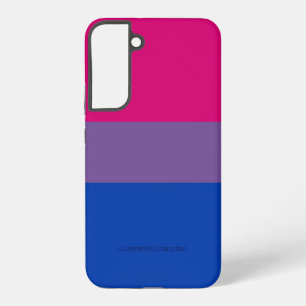 Funda Para Samsung Galaxy S22+ Colores magenta de la bandera del orgullo bisexual