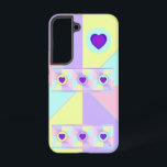 Funda Para Samsung Galaxy S22 Colores pasteles y corazones morados golpeando<br><div class="desc">Esta es una colección con colores pastel y "corazones púrpura latiendo": colores suaves y corazones que representan hermosas amistades. 💜 (Para los que saben: como mi propio corazón, los corazones púrpura están latiendo entre 7 asombrosos artistas globales de Corea del Sur y su ejército de fans alrededor de un mundo...</div>