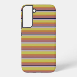 Funda Para Samsung Galaxy S22+ Colores rayas vintage lindos