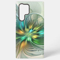 Colorida Fantasía Moderna Abstracto Flor Fractal