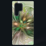 Funda Para Samsung Galaxy S22 Ultra Colorida Fantasía Moderna Resumen Flor Fractal<br><div class="desc">Flor de fantasía inusual colorida y mágica. Diseño para su Samsung Galaxy S22 Ultra funda y más.</div>