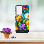 Funda Para Samsung Galaxy S21  Coloridas Flores de Agua Personalizadas<br><div class="desc">Colorida acuarela floral funda - tiene el aspecto pintado para destacar la belleza de los florales. Este funda presenta un texto elegante que es muy fácil de personalizar. Una belleza clásica.</div>
