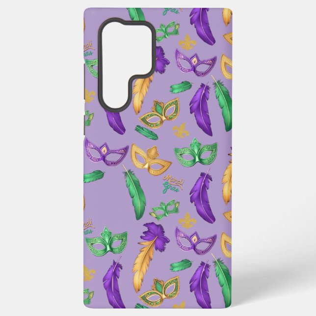 Funda Para Samsung Galaxy Colorido Mardi Gras con estampado (Reverso )