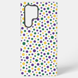 Funda Para Samsung Galaxy S22 Ultra Colorido Mardi Gras de lunares
