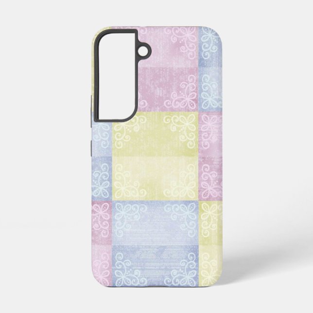 Funda Para Samsung Galaxy Colorido mosaico de pasteles (Reverso )