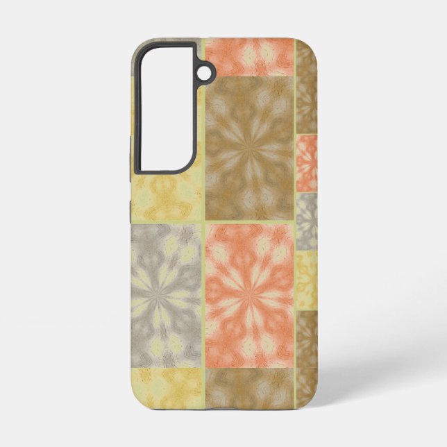 Funda Para Samsung Galaxy Colorido Patchwork Bohemio (Reverso )