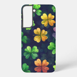 FUNDA PARA SAMSUNG GALAXY S22+ COLORIDOS CHAMROCES CELÁTICOS IRLANDESES