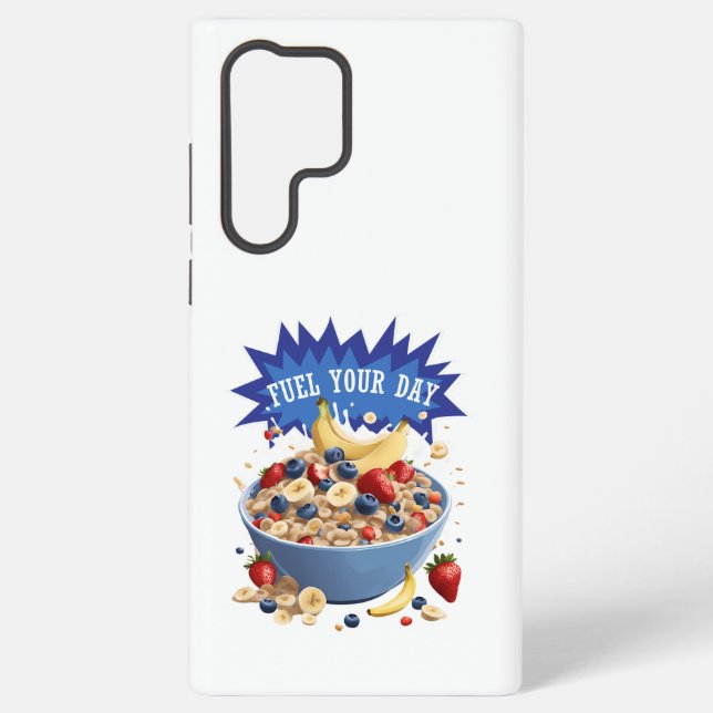 Funda Para Samsung Galaxy Combustible el cereal del día (Reverso )