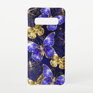 Funda Para Samsung Galaxy S10 Composición con mariposas de zafiro