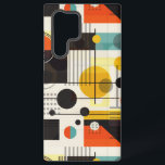 Funda Para Samsung Galaxy S22 Ultra Composición de formas geométricas coloridas<br><div class="desc">Círculos coloridos,  cuadrados y líneas,  composición artística abstracta moderna.</div>