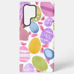 Funda Para Samsung Galaxy S22 Ultra conejito con huevos de Pascua