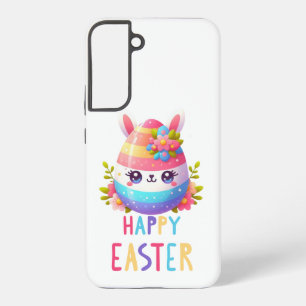 Funda Para Samsung Galaxy S22+ Conejito de Pascua lindo y colorido