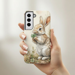 Funda Para Samsung Galaxy S22 Conejo de bosque acuarela naturaleza