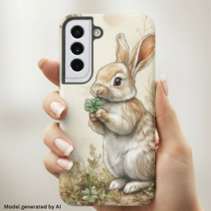 Funda Para Samsung Galaxy S22 Conejo de bosque acuarela naturaleza